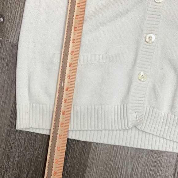 Lauren Ralph Lauren Button Down Long Sleeve 2 Pocket Cardigan Size Medium - Picture 8 of 8